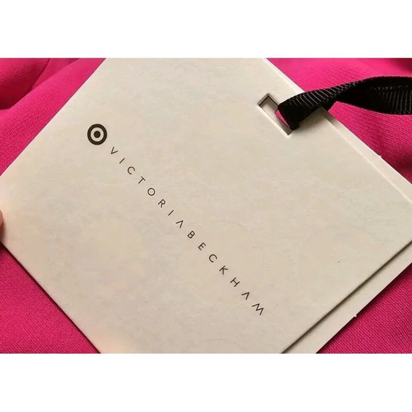 Victoria Beckham Womens 3X Fuchsia pink Twill Tank Top - Picture 8 of 8